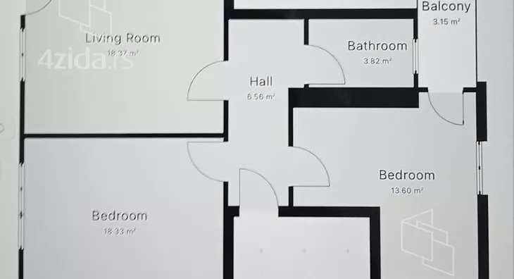 Dvosoban stan | 4zida