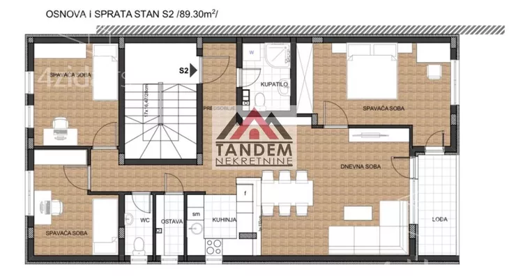Troiposoban stan | 4zida
