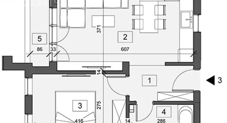 Dvosoban stan | 4zida