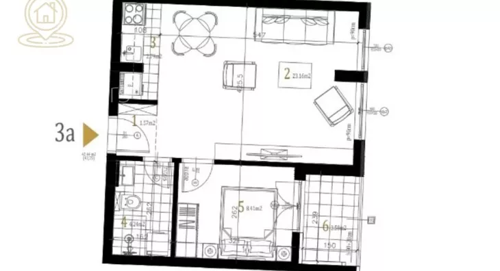 Trosoban stan | 4zida