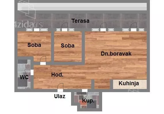 Trosoban stan | 4zida