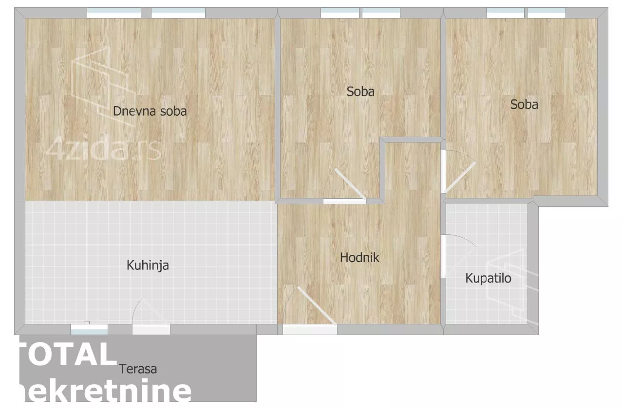 Dvoiposoban stan | 4zida