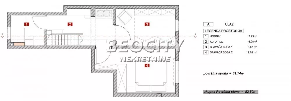 Trosoban stan | 4zida
