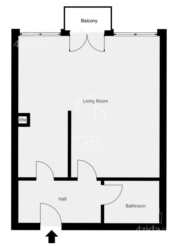 Jednosoban stan | 4zida