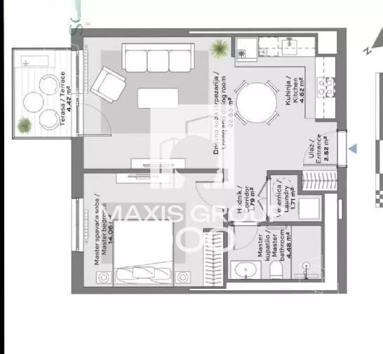 Dvosoban stan | 4zida