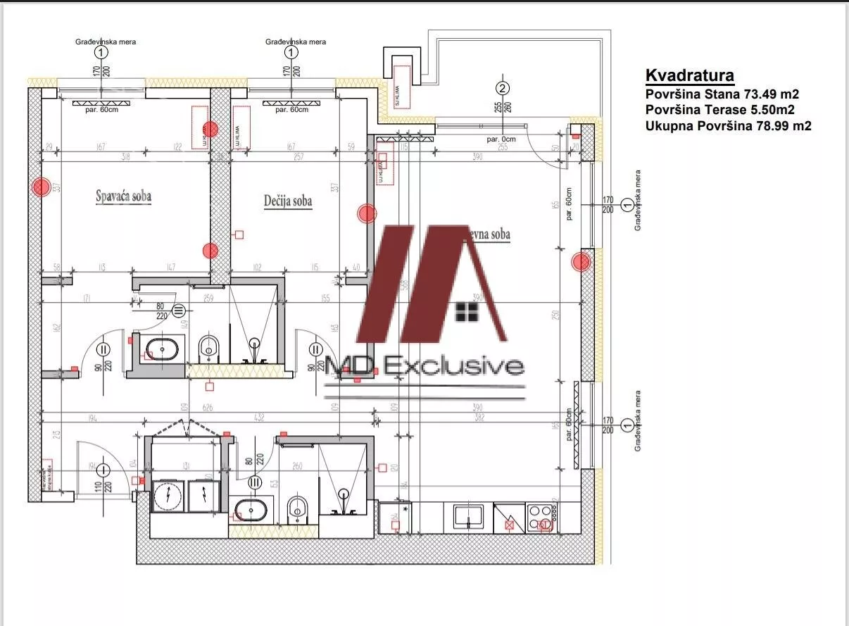 Trosoban stan | 4zida