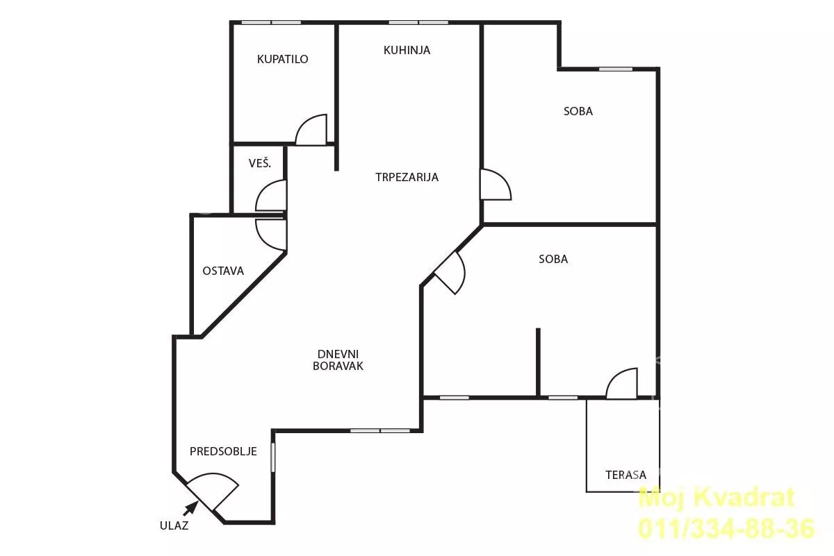 Trosoban stan | 4zida
