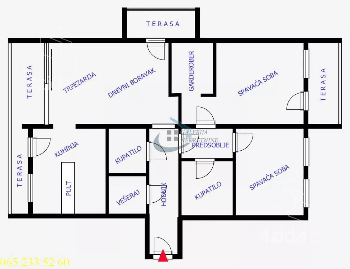 Trosoban stan | 4zida