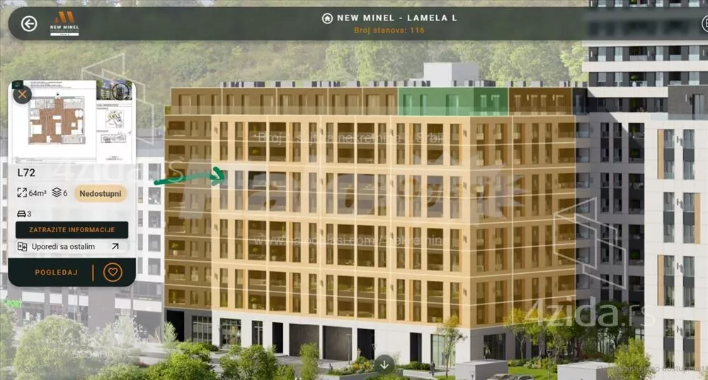 Trosoban stan | 4zida