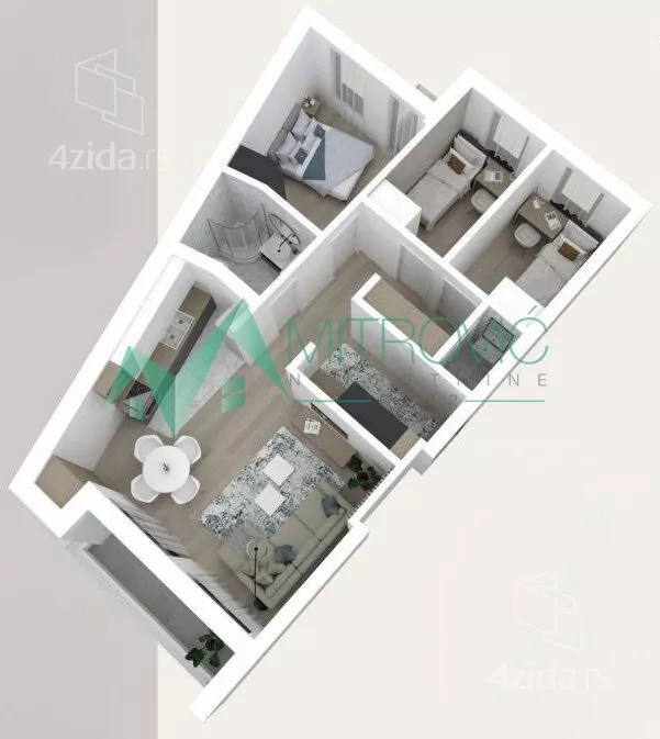 Troiposoban stan | 4zida