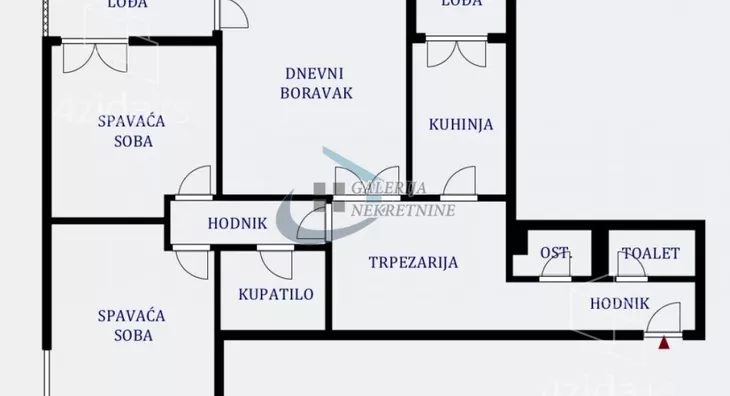 Trosoban stan | 4zida