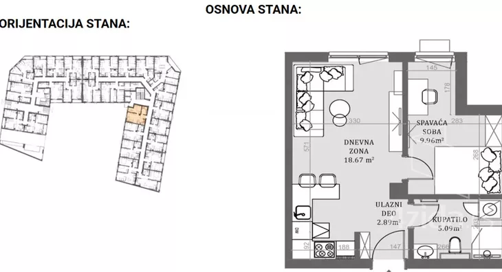 Dvosoban stan | 4zida