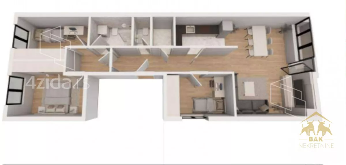 Četvorosoban stan | 4zida