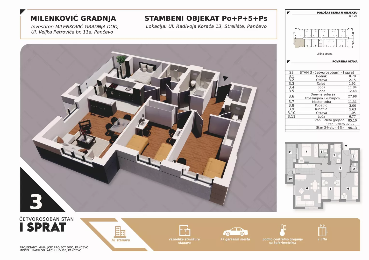 Četvorosoban | 4zida