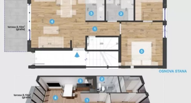 Dvosoban stan | 4zida