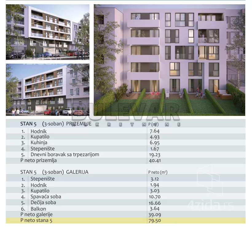 Trosoban stan | 4zida