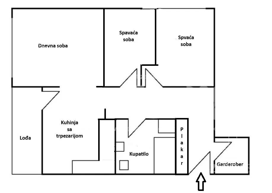 Trosoban stan | 4zida
