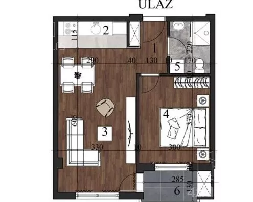 Dvosoban stan | 4zida