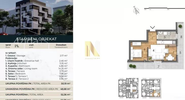 Dvosoban stan | 4zida