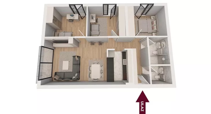 Troiposoban stan | 4zida