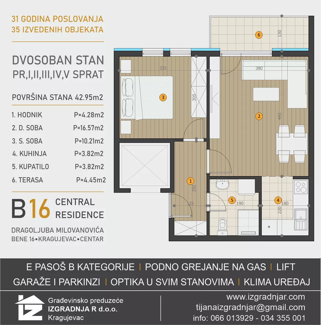 Dvosoban stan | 4zida