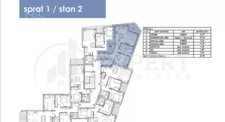 Trosoban stan | 4zida