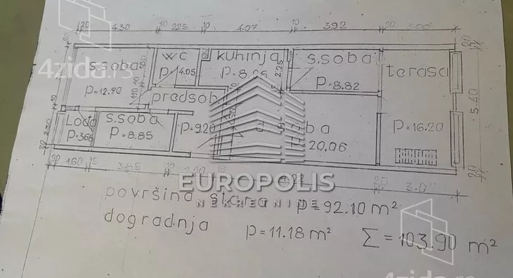 Troiposoban stan | 4zida