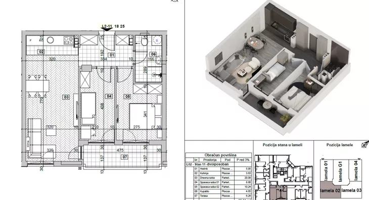 Trosoban stan | 4zida