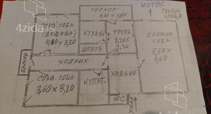 Trosoban stan | 4zida