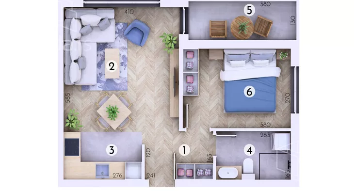 Dvosoban stan | 4zida