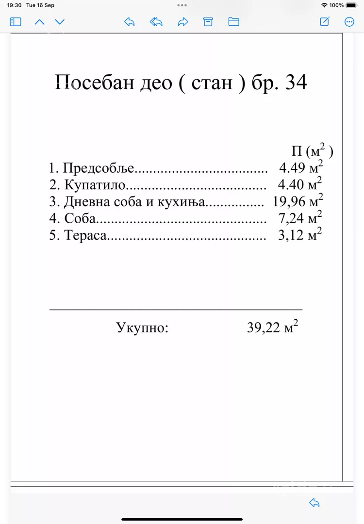Jednoiposoban stan | 4zida