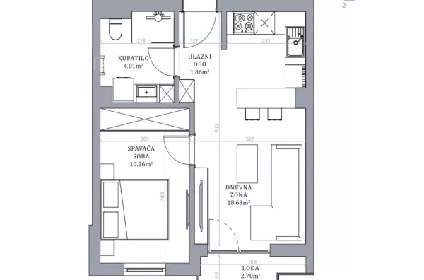 Dvosoban stan | 4zida