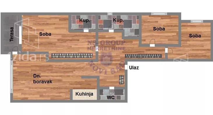 Troiposoban stan | 4zida