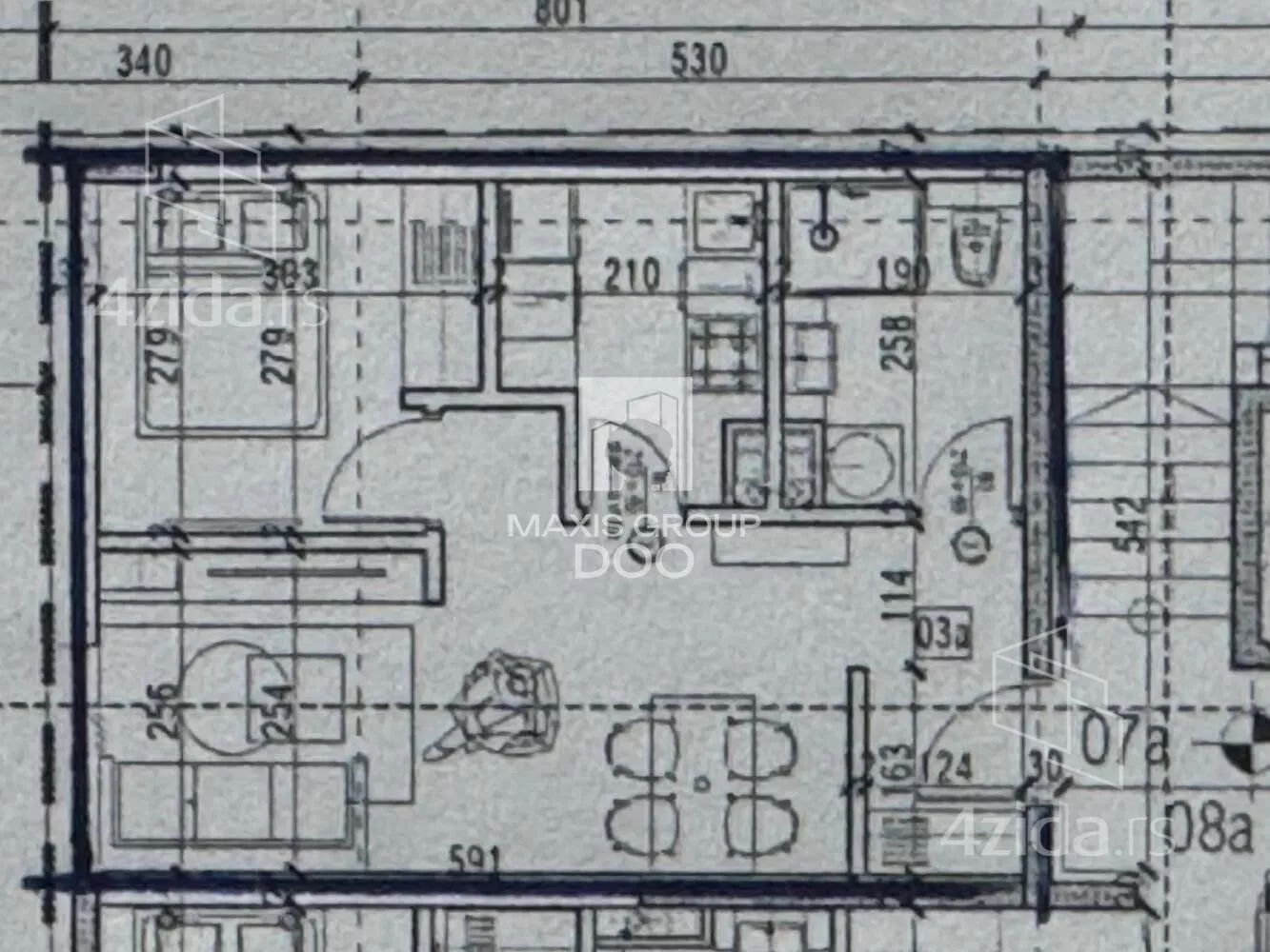 Jednoiposoban stan | 4zida
