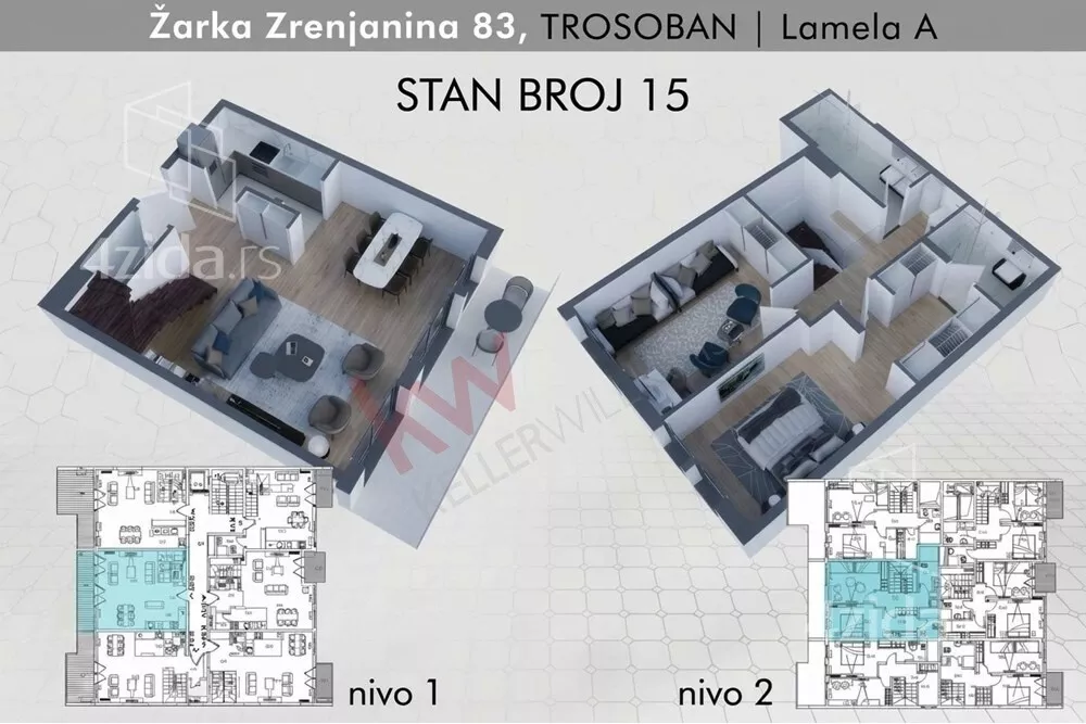 Trosoban stan | 4zida