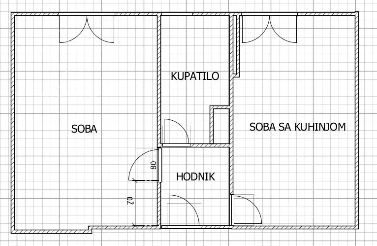Jednoiposoban stan | 4zida