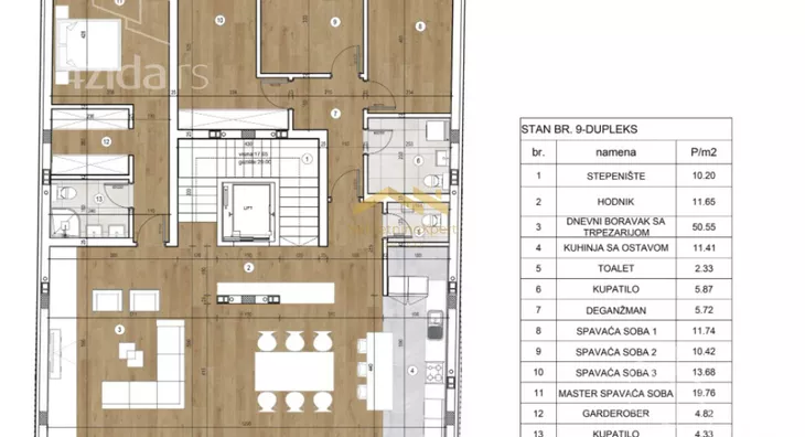 Šestosoban stan | 4zida