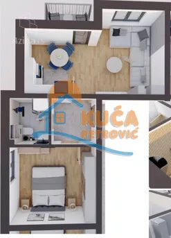 Jednoiposoban stan | 4zida