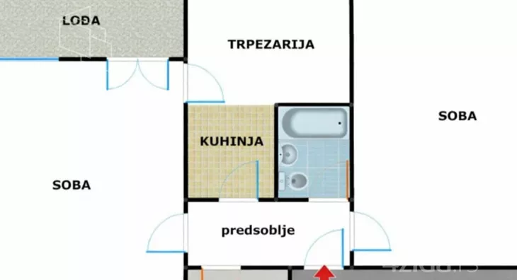 Dvosoban stan | 4zida