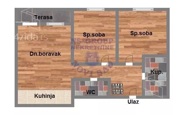 Trosoban stan | 4zida