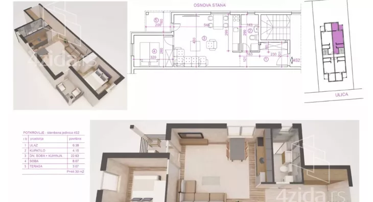 Dvosoban stan | 4zida