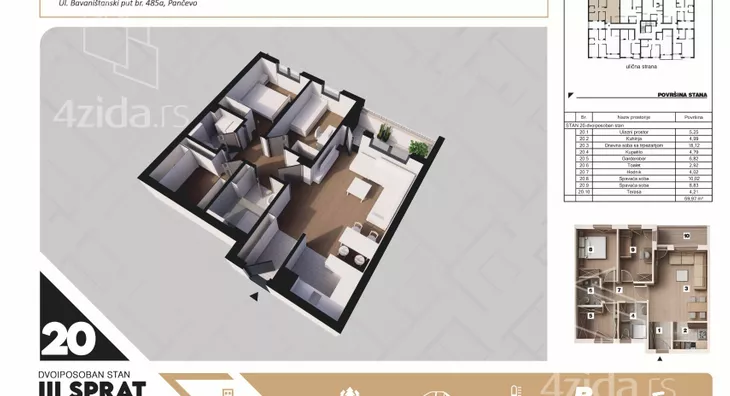 Dvoiposoban stan | 4zida