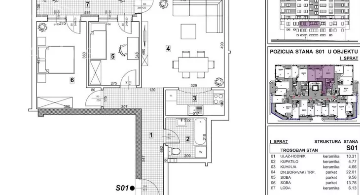 Trosoban stan | 4zida