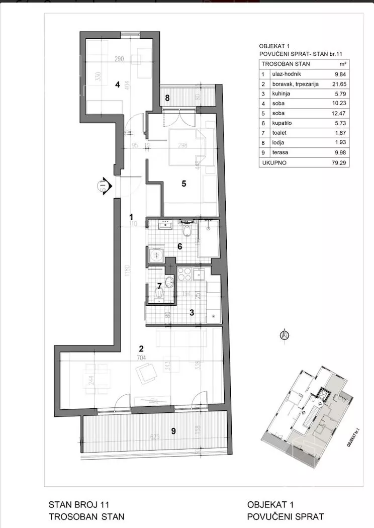 Trosoban stan | 4zida