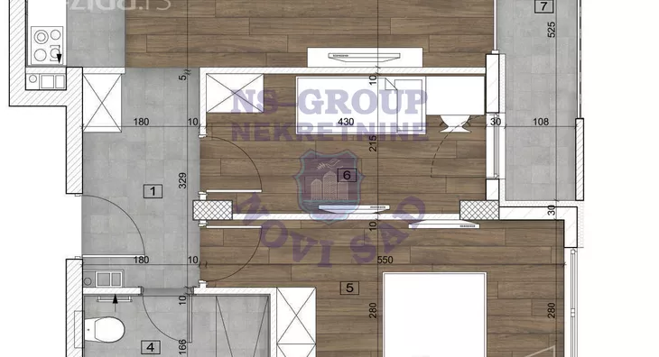 Trosoban stan | 4zida