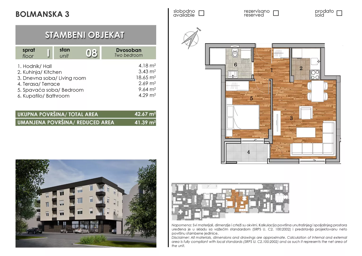 Dvosoban stan | 4zida