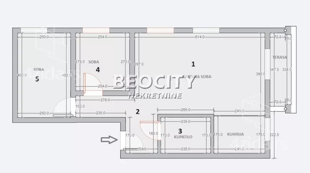 Trosoban stan | 4zida