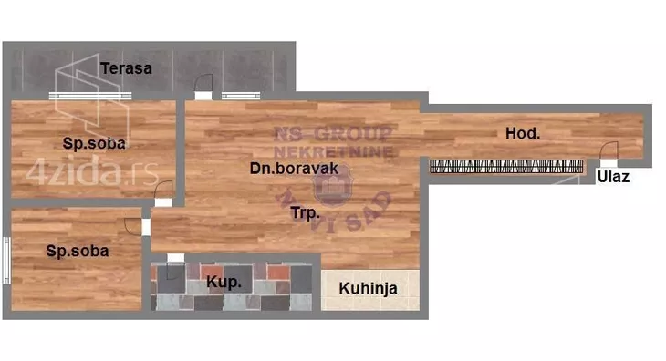 Trosoban stan | 4zida