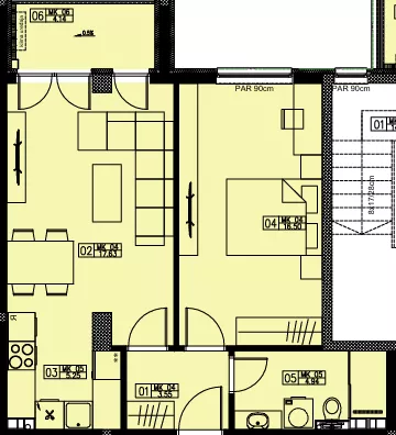 Trosoban stan | 4zida