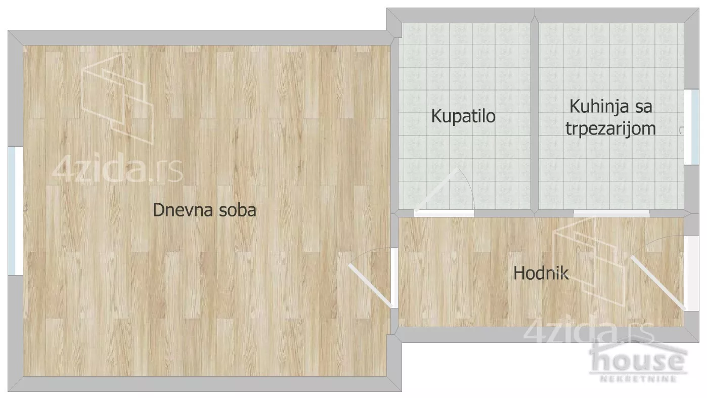 Jednosoban stan | 4zida
